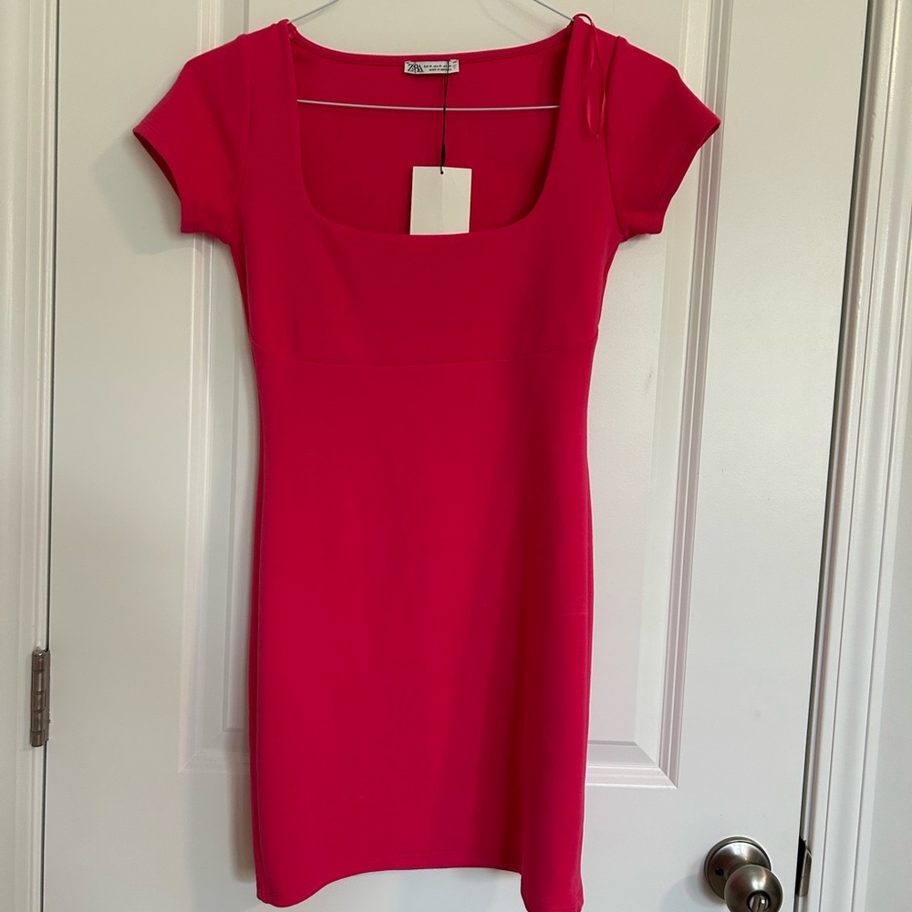 Zara Fuchsia Mini Dress
